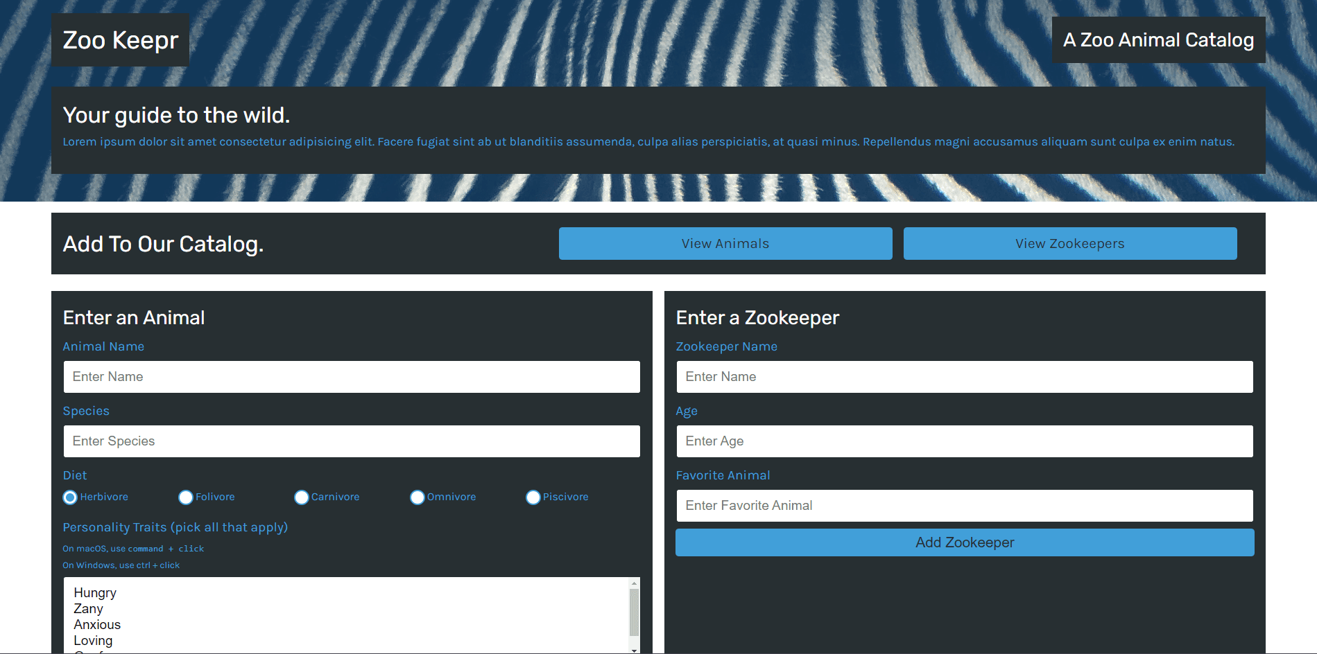 Zoo Keeper Store